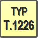 Piktogram - Typ: T.1226